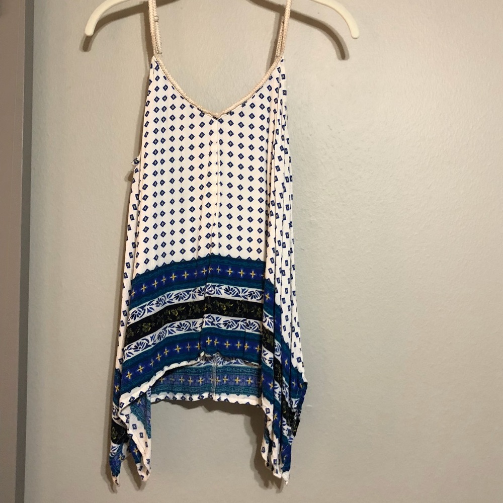colorful patterned tank